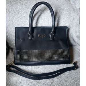 BCBG faux leather studded purse